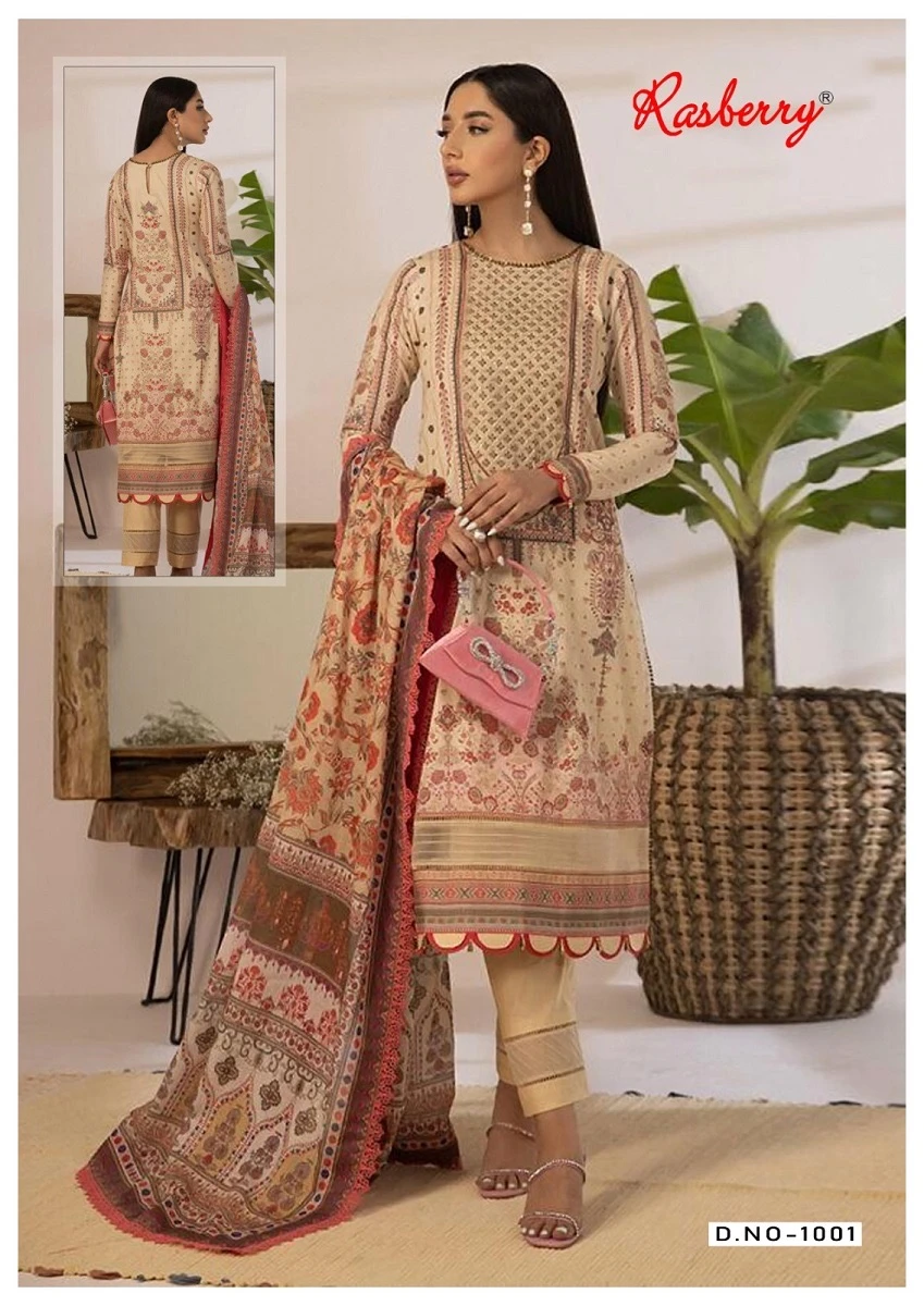 Rasberry Kesar Vol 1 Cotton Wholesale Readymade Salwar Suit Catalog — Wholesale Readymade Suit, MPA wholesale from Surat - Gallery Image 7